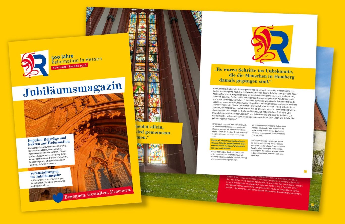 500 Jahre Reformation in Hessen - Homberger Synode 1526 Jubiläumsmagazin