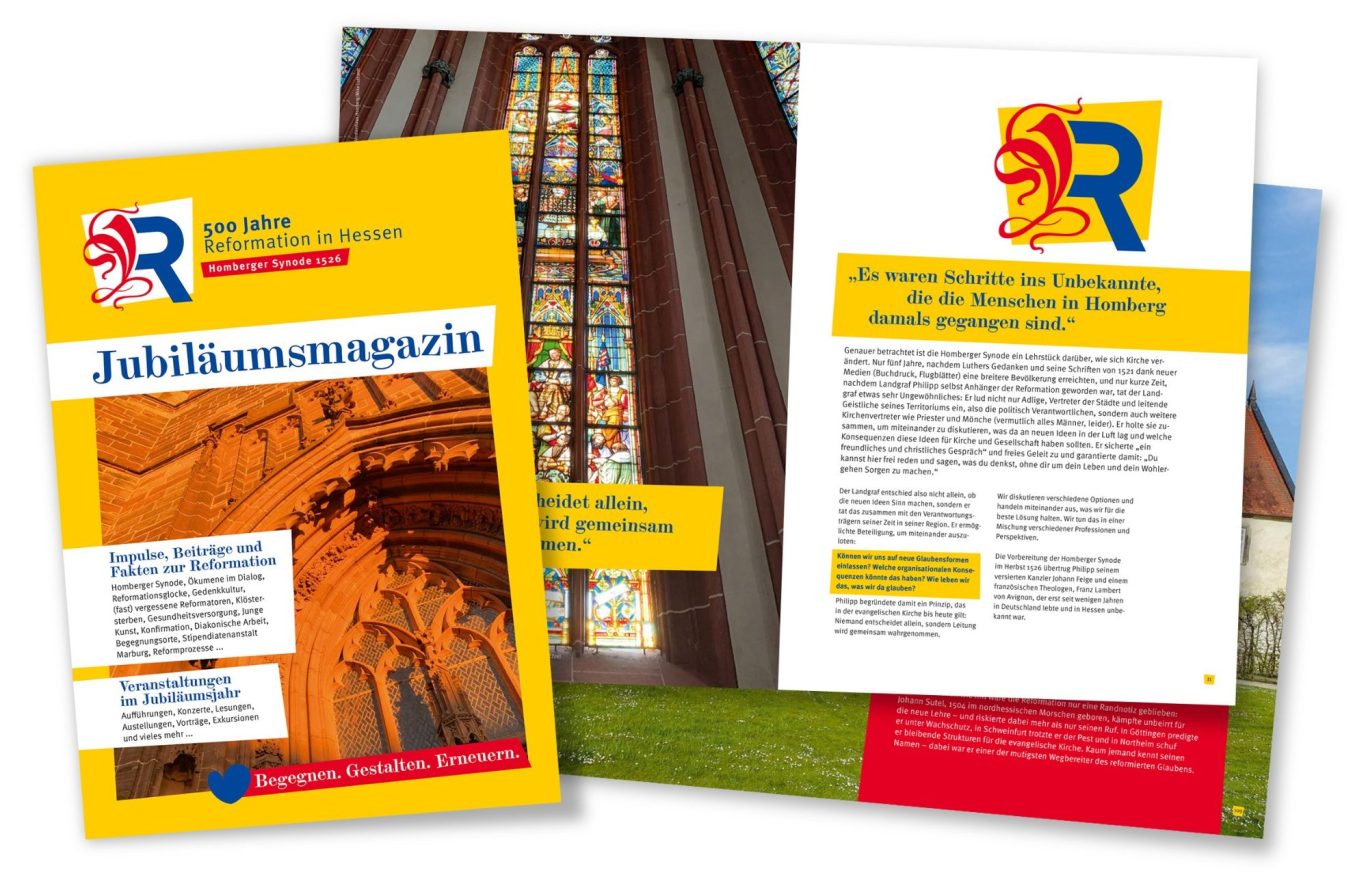 500 Jahre Reformation in Hessen - Homberger Synode 1526 Jubiläumsmagazin